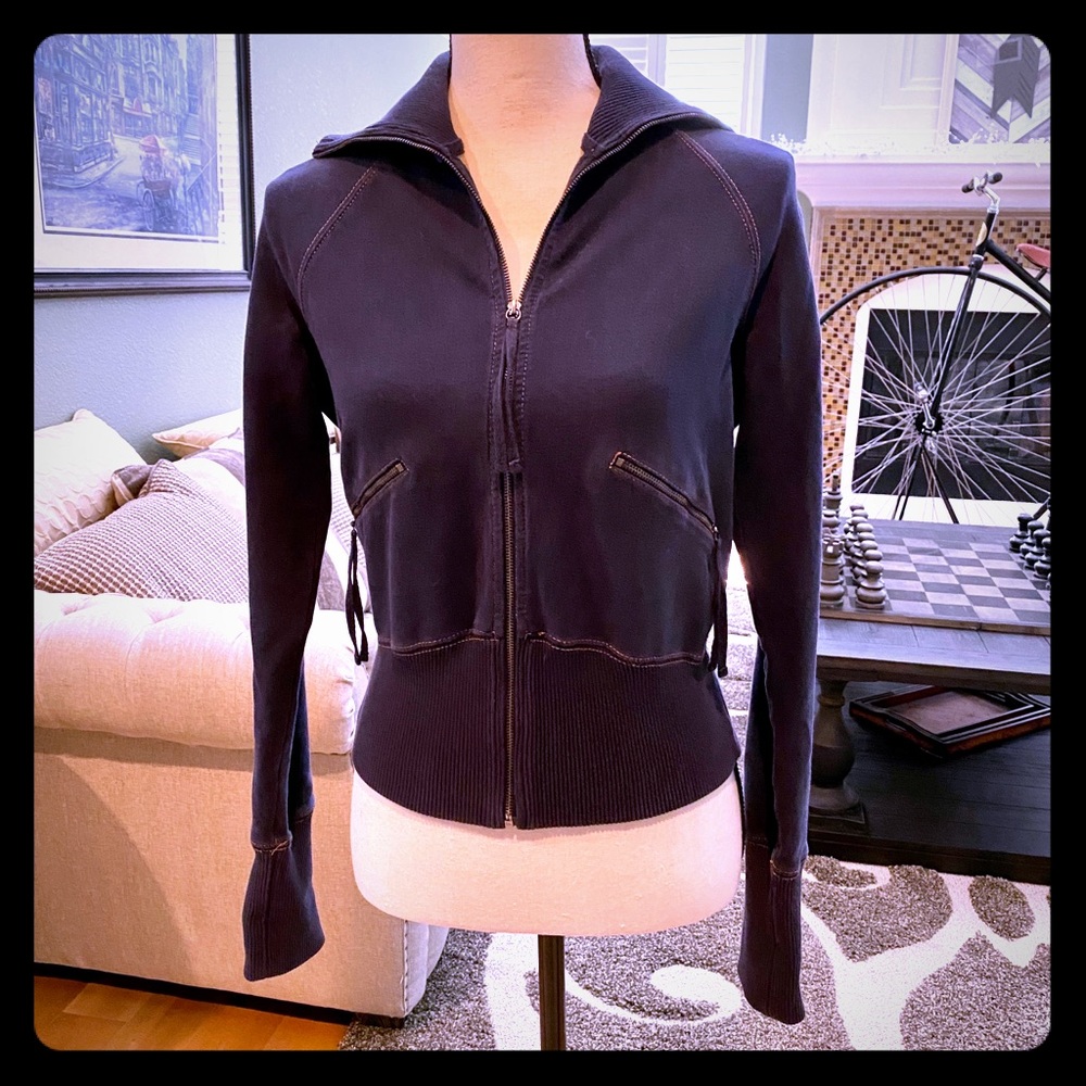 Armani Exchange Stretchy Zip Sweatshirt Size M